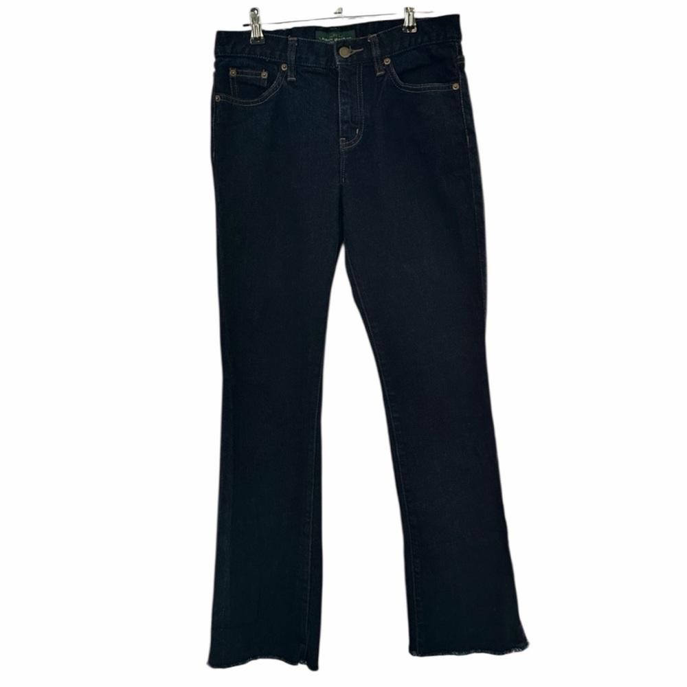 Ralph Lauren Jeans Dark Rinse Slimming 
Womans 2 Bootcut Pre-Loved Denim